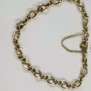 James Avery 14K Twist Charm Bracelet Gold